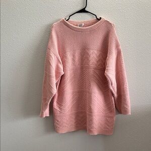 Vintage Pink Renee Hauer knit sweater